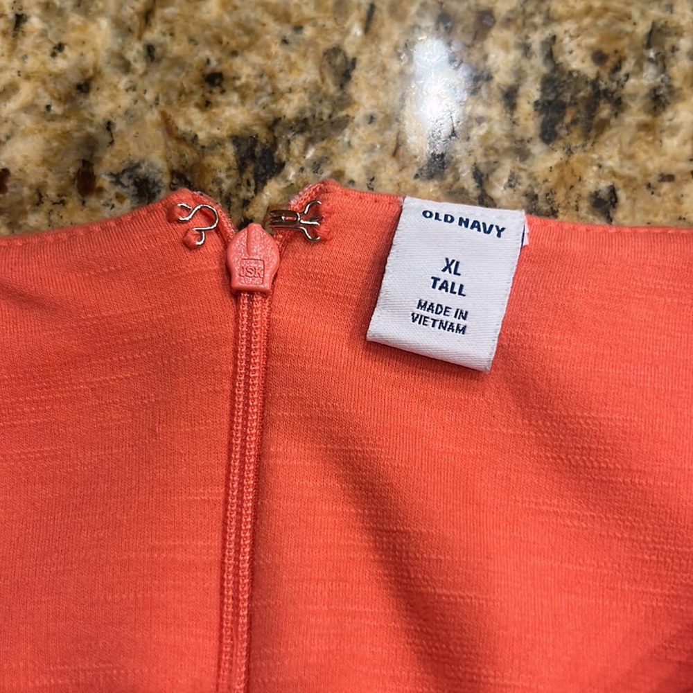 Old Navy sleeveless, sheath, peach dress, XL, like new | offer in description - Picture 2 of 8